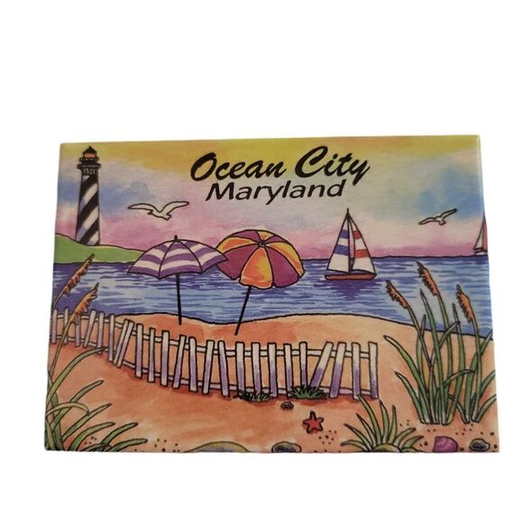 Set of two Ocean City Maryland magnets. ^ - Picture 2 of 6